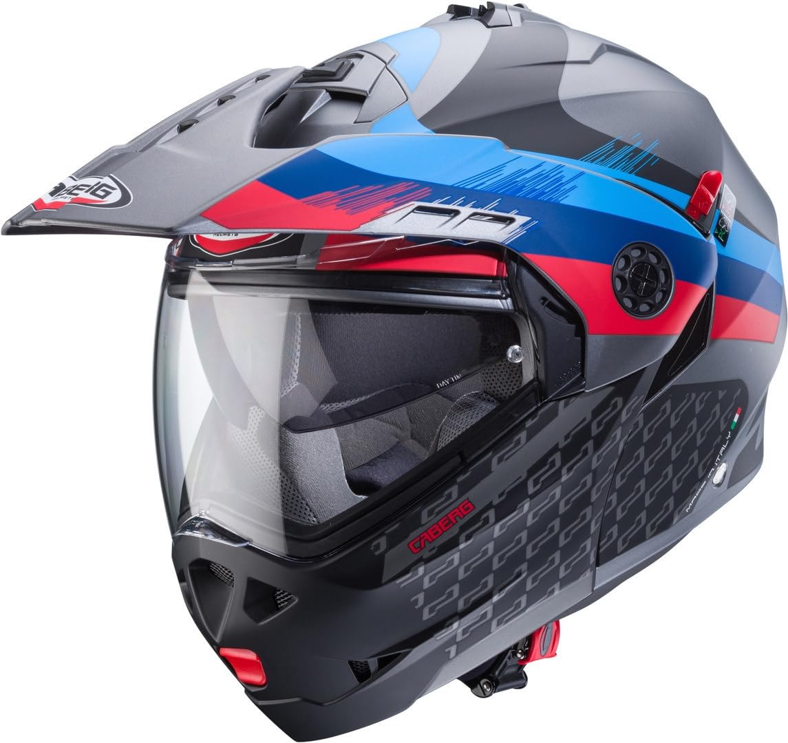 CABERG Helmet TOURMAX X SARABE MATT Gun Metal/Black/BMW Colors XL von Caberg