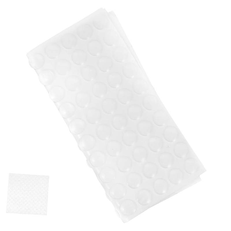 Cabilock 1 Blatt Sturzpad Möbelauflagen Tür Stoßstange Beschützer Pads Anti-Rutsch-Möbelpolster klare Stoßfänger für Schränke Klare Stoßstangen Toilettenstoßstange Kieselgel von Cabilock