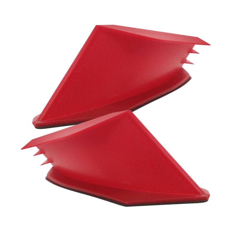 Cabilock 1 Paar Abs Rot Seite Spoiler Flügel Motorrad Seite Verkleidung Winglets Motorrad Winglet Motorrad Decor Winglet von Cabilock