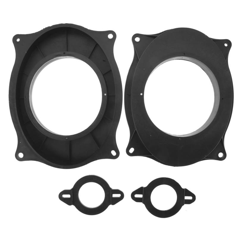 Cabilock 1 Paar Audio Stand Lautsprecher Ring Automotive Zubehör Automotive Teil Fahrzeug Halterung Auto Zubehör Schwarz Kunststoff von Cabilock