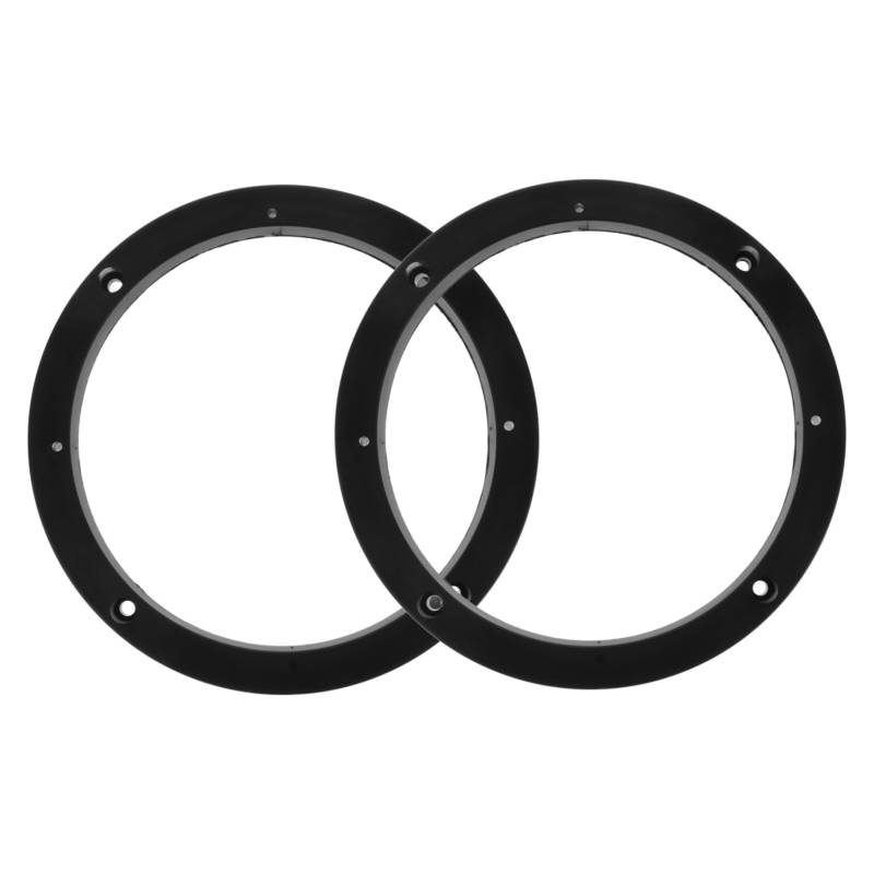 Cabilock 1 Paar Hupendichtung aus Kunststoff Lautsprecherverlängerungsringe Auto Lautsprecher Lautsprecher-Adapterring Stapelbarer Lautsprecherabstandshalter Plastik Black von Cabilock