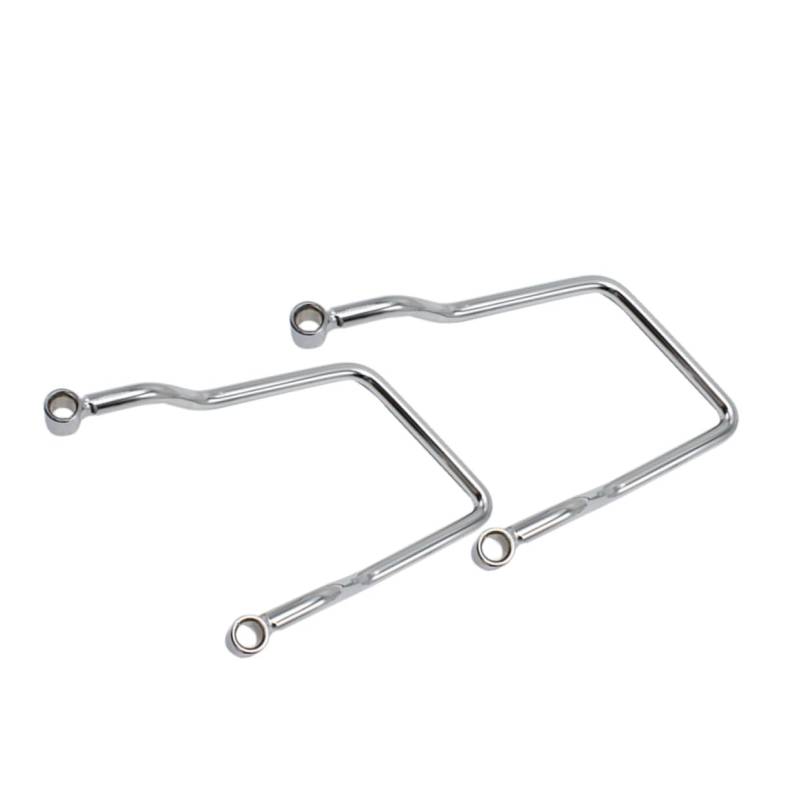 Cabilock 1 Paar Silberne Motorrad Seitenstützgestelle Satteltaschen Stützhalterung Satteltaschen Stützgestell Satteltaschen Stützhalterung Metall von Cabilock