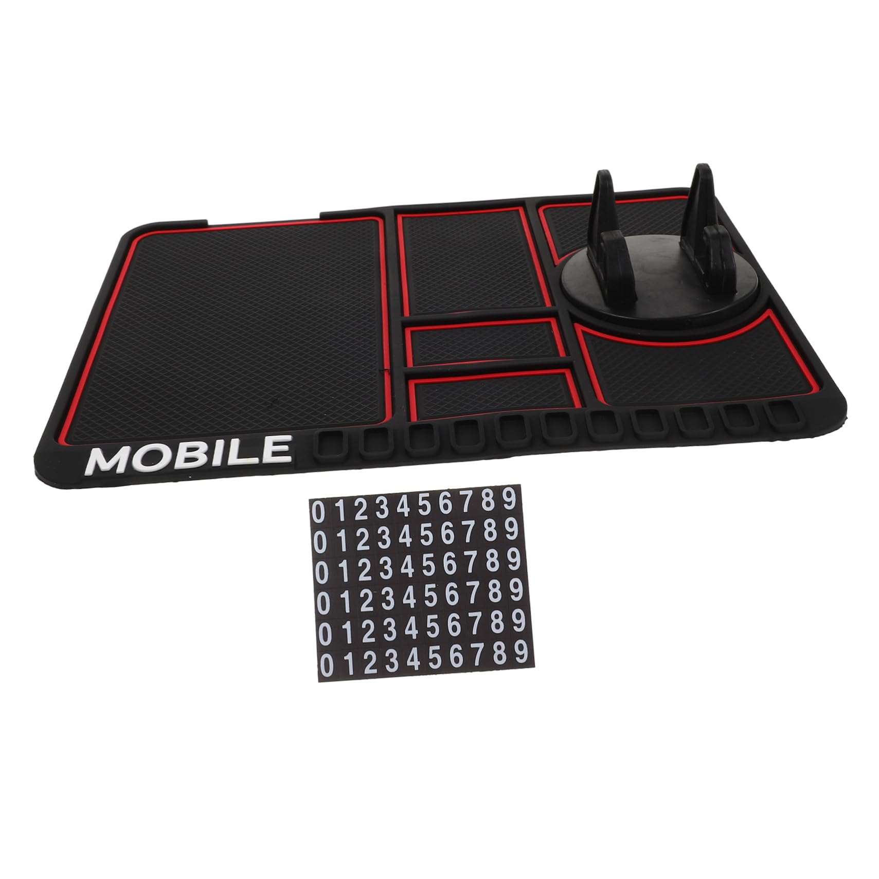 Cabilock 1 Satz Armaturenbrettmatte rutschfest rutschfeste Telefonunterlage Fürs Auto Antirutschmatte Für Das Armaturenbrett Im Auto Auto-armaturenbrett-zubehör Dash Matte Autolad Rot PVC Cabilock 1 Satz Armaturenbrettmatte rutschfest rutschfeste Telefonunterlage Fürs Auto Antirutschmatte Für Das Armaturenbrett Im Auto Auto-armaturenbrett-zubehör Dash Matte Autolad Rot PVC von Cabilock