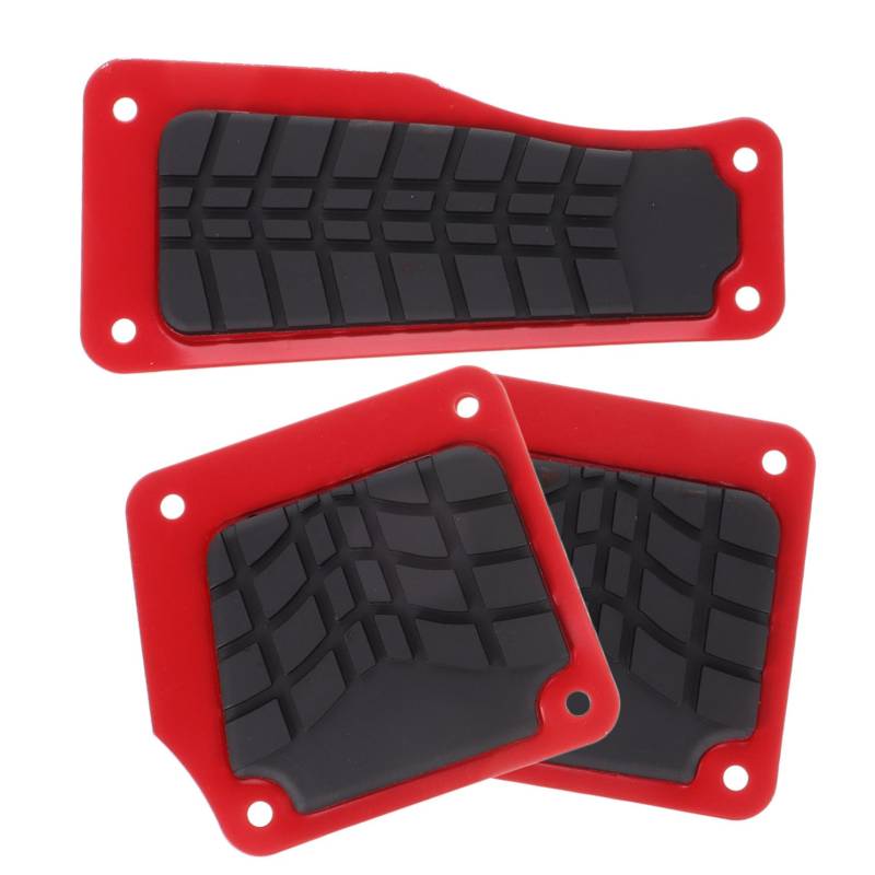 Cabilock 1 Satz Boden Mittelkonsolen Trittmatte Teppich Fußpedalmatte Auto Bodenmatte Pedale Fußstütze Auto Bodenpedalauflagen Auto Fußmatte Auto Fußpolster Fußabsatzpedale von Cabilock