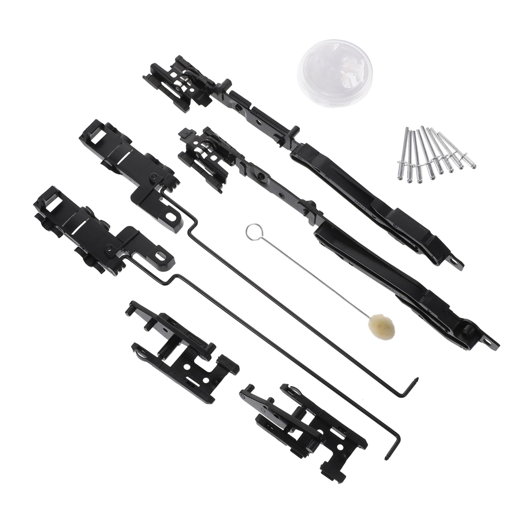 Cabilock 1 Satz Schiebedach Reparatursatz Reperatur-teile Bausatz Fensterreparaturset Ersatz Sonnenschutz Dachfenster Autozubehör Autoreparaturzubehör Eisen Schwarz Cabilock 1 Satz Schiebedach Reparatursatz Reperatur-teile Bausatz Fensterreparaturset Ersatz Sonnenschutz Dachfenster Autozubehör Autoreparaturzubehör Eisen Schwarz von Cabilock