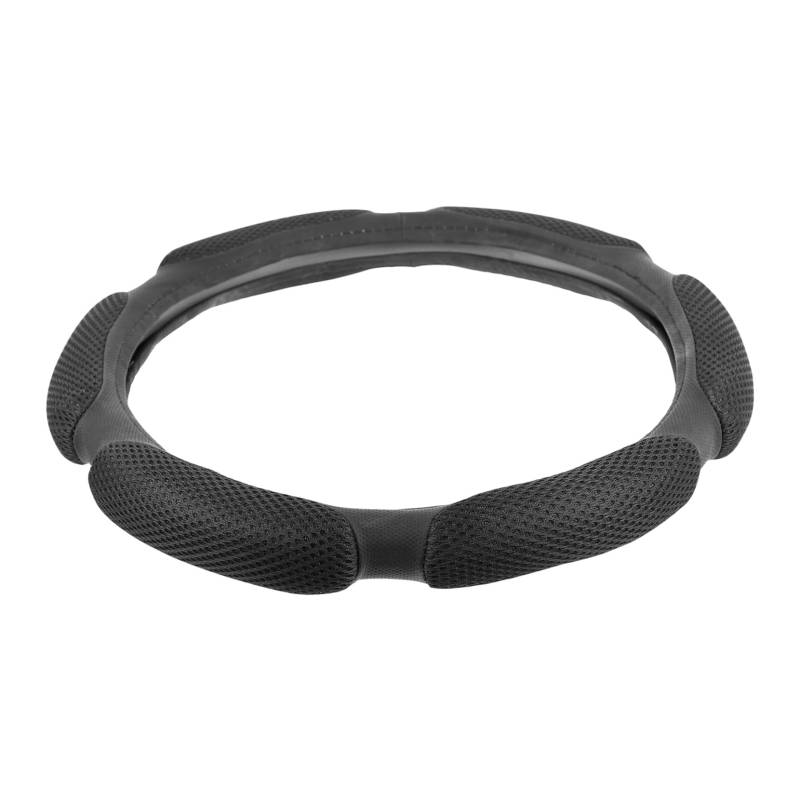 Cabilock 1 Stück Autozubehör Auto Lenkrad Schutz Lenkung Auto-lenkradabdeckungen Kfz-Schutz Lenkradabdeckung Gemeinsame Lenkradabdeckung rutschfeste Lenkradabdeckung Black Polyester von Cabilock