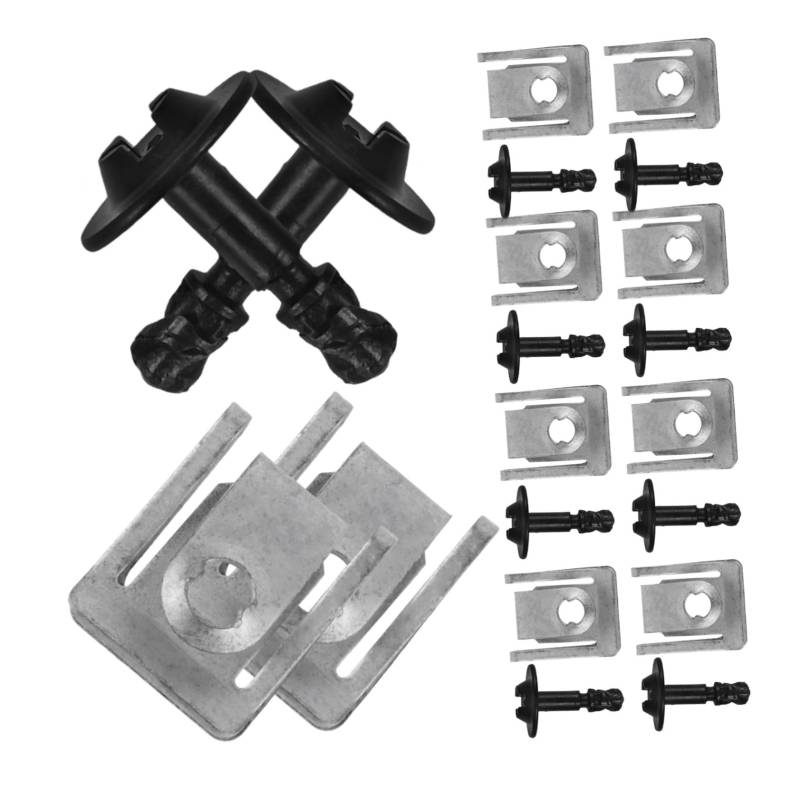 Cabilock 10 Stück Motorhauben Befestigungsschrauben Schwere Befestigungselemente Für Schutzriegelabdeckung Schnappverschluss Entfernung Des Fahrgestells Vom Motor Spritzschutzclip von Cabilock