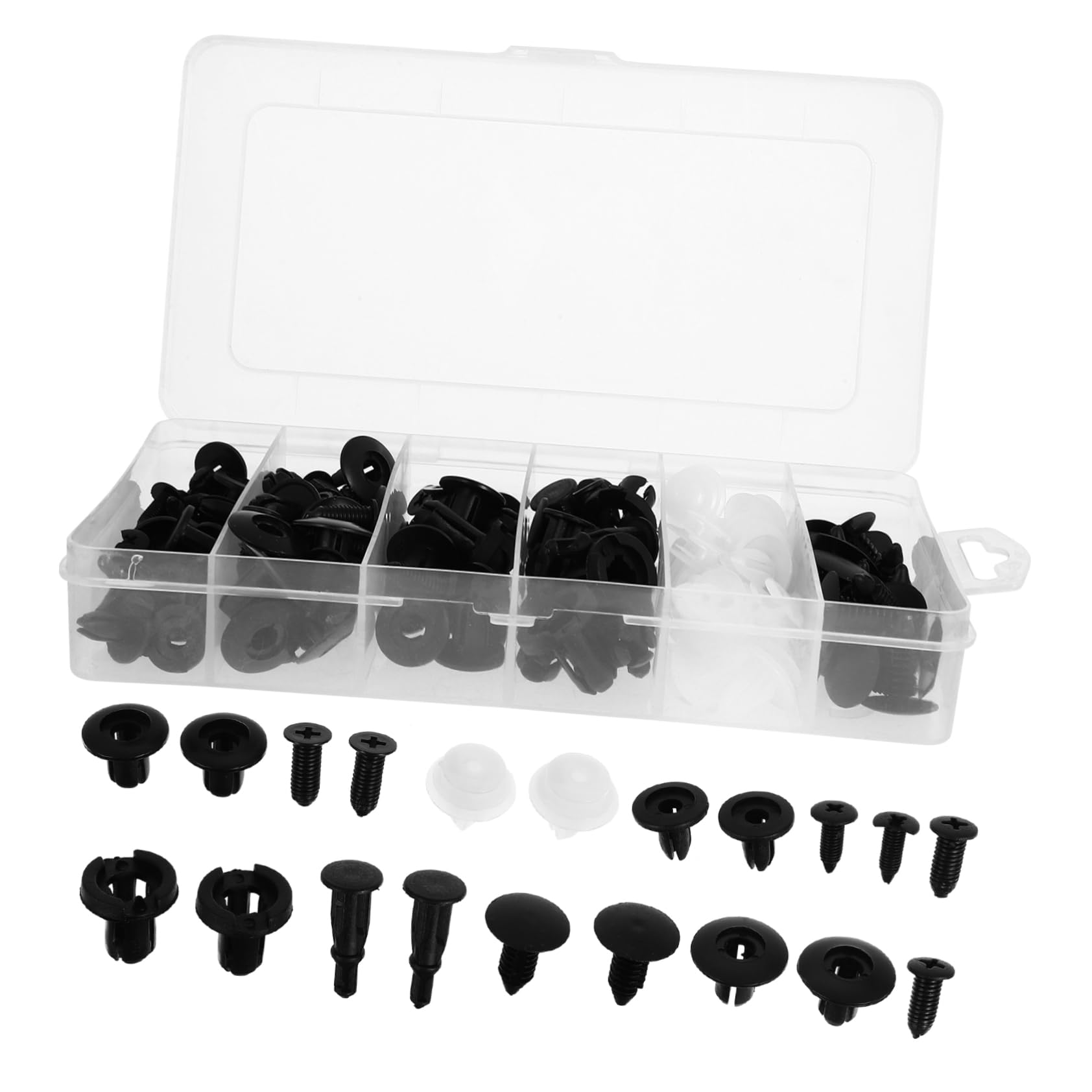 Cabilock 100Stücke Autohalterclips Türverkleidungs und Stoßfängerklemmen Langlebige Kunststoffbefestigungen für Kfz Korrosionsbeständig für Türverkleidungen Cabilock 100Stücke Autohalterclips Türverkleidungs und Stoßfängerklemmen Langlebige Kunststoffbefestigungen für Kfz Korrosionsbeständig für Türverkleidungen von Cabilock