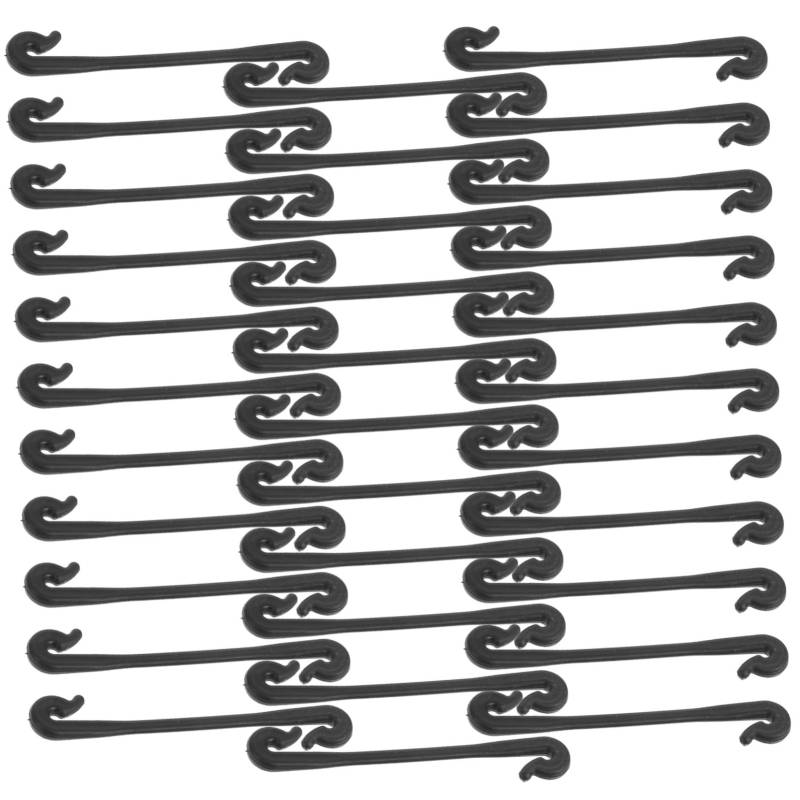 Cabilock 100Stücke Pflanzenstützklemmen Verstellbare Clips Für Gartenpflanzen Unterstützung Für Obstbäume Für Trauben Kiwis Melonen Langlebige Kunststoffklemmen von Cabilock