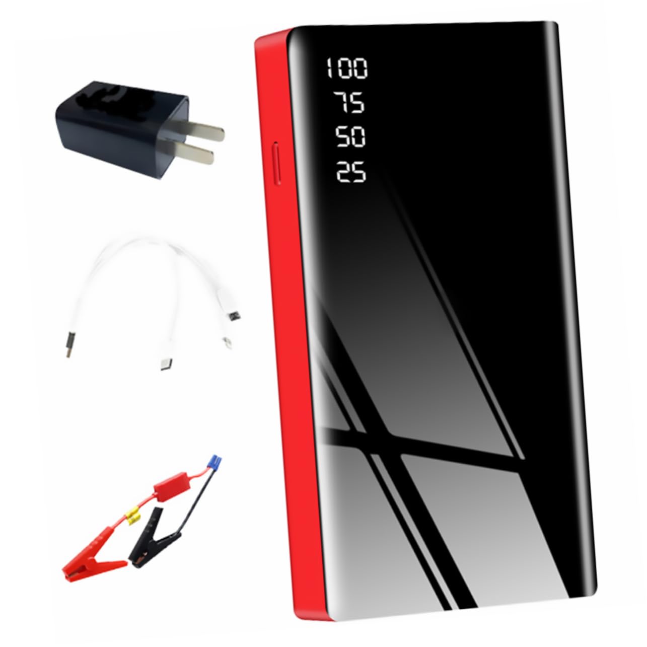 Cabilock 12V Auto Emergency Jump Starter Power Bank Portable Car Battery Booster with for Vehicle Power Supply and Professional Use von Cabilock