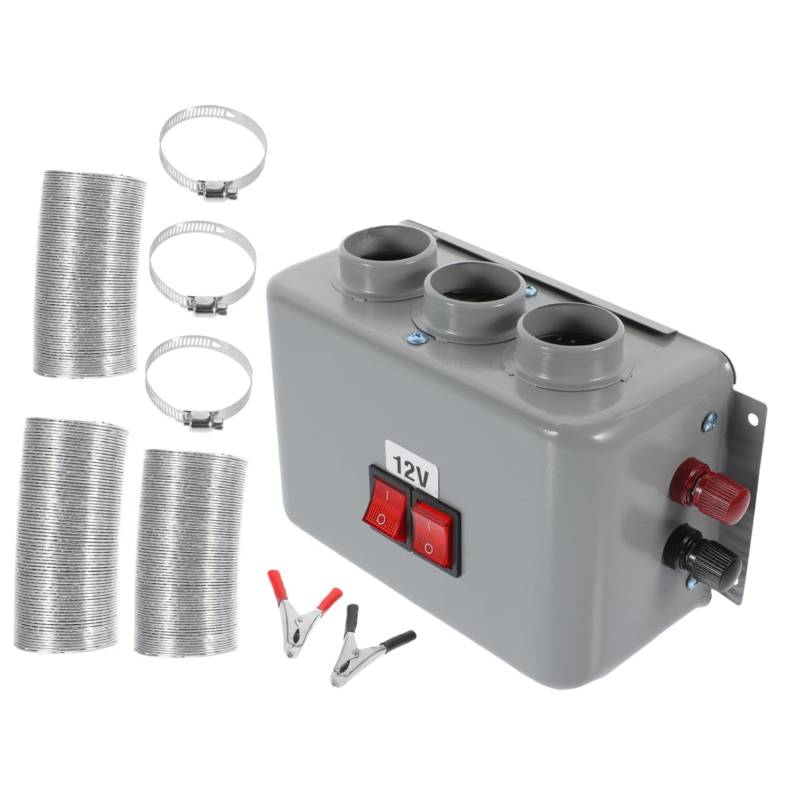 Cabilock 12V Auto Heizung Tragbarer Defroster für Windschutzscheibe Heizlüfter mit Überhitzungsschutz für Frostige Tage im Auto Leise und Zuverlässig für Sicht von Cabilock