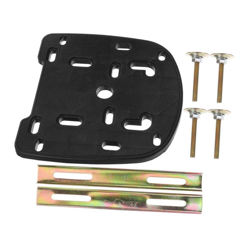 Cabilock 1Satz Heckkoffer Gepäckträger Adapter Mit Befestigungsmaterial Kompatibel Mit Verschiedenen Modellen Verstärkte Grundplatte Einfache Montage Langlebige Materialien von Cabilock