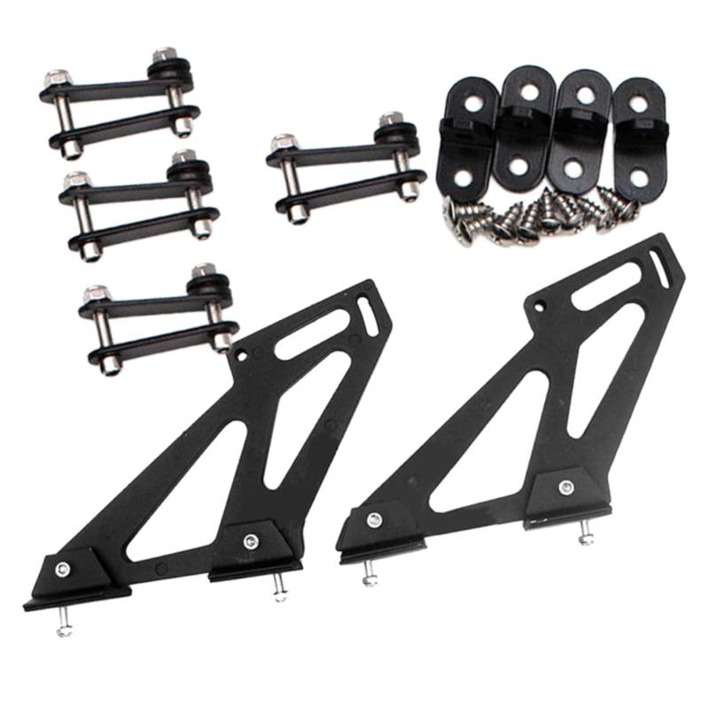 Cabilock 1Satz Heckspoiler Halterung für Modelle Stabile Montage für Kofferraum Spoiler Universelles Autozubehör Leicht Installierbar und Elegantes Design von Cabilock