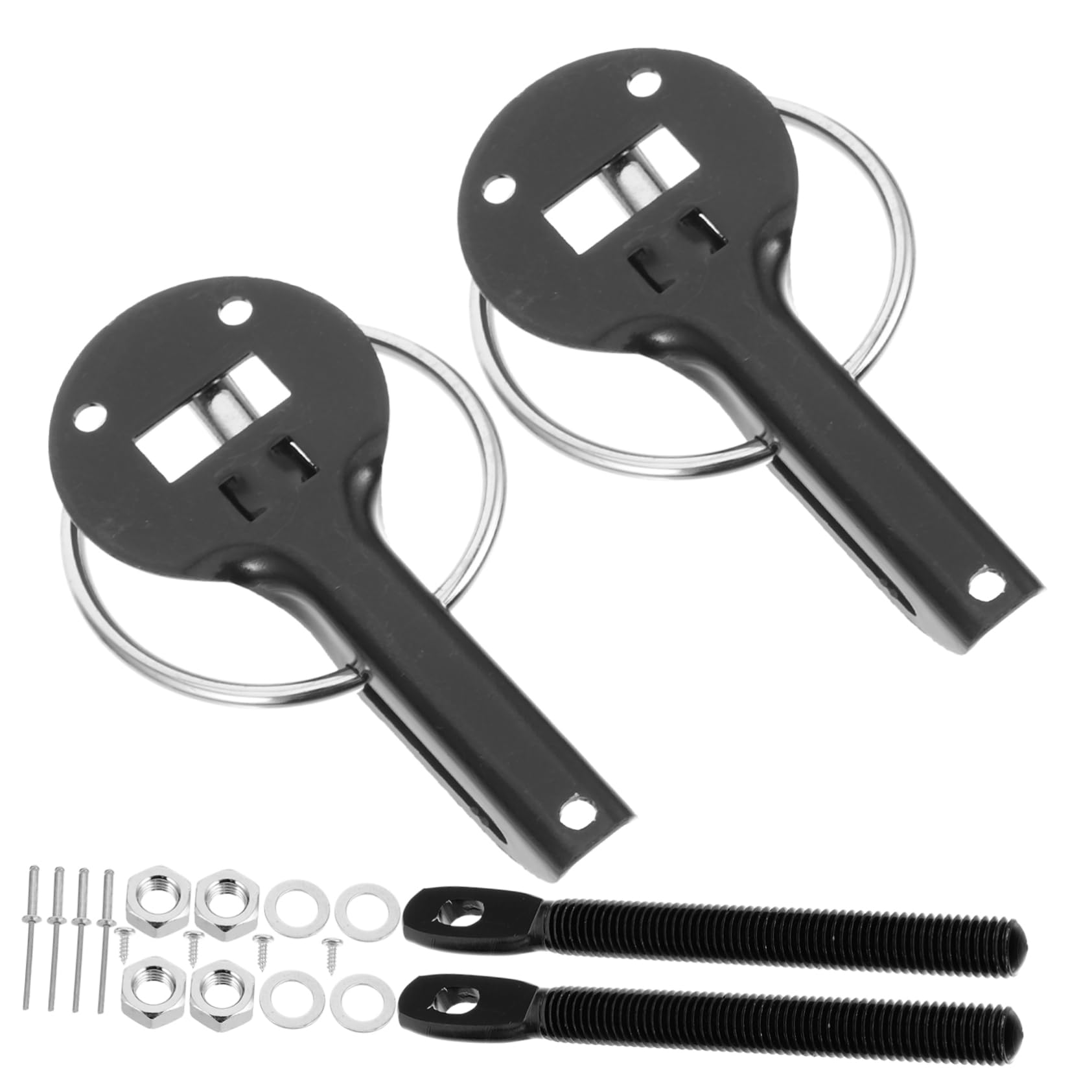 Cabilock 1Satz Hood Lock aus Aluminiumlegierung für Motorhaube Universelles Haubenschloss für Auto Außenzubehör Einfache Installation Langlebig und Verschleißfest Optimal Cabilock 1Satz Hood Lock aus Aluminiumlegierung für Motorhaube Universelles Haubenschloss für Auto Außenzubehör Einfache Installation Langlebig und Verschleißfest Optimal von Cabilock