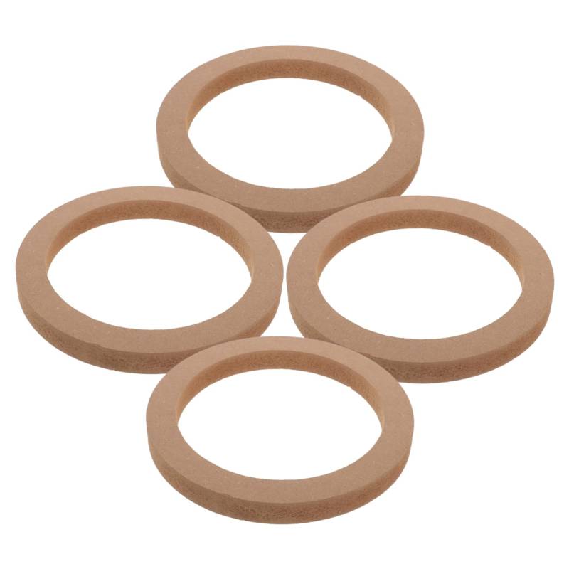 Cabilock 2 Paare Lautsprecherpad Auto Ersatz Spacer Abstandsringe für Lautsprecher Lautsprecherabstandshalter 6,5 Zoll Abstandshalter für 6,5-Zoll-Lautsprecherringe MDF von Cabilock