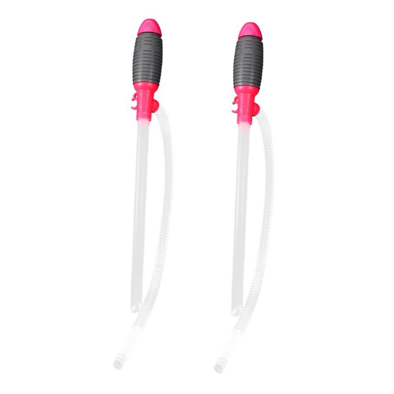 Cabilock 2 Pcs Öl Extractor Benzin Pumpe Siphon Iii Tragbare Saug Transfer Auto Zubehör Kunststoff von Cabilock
