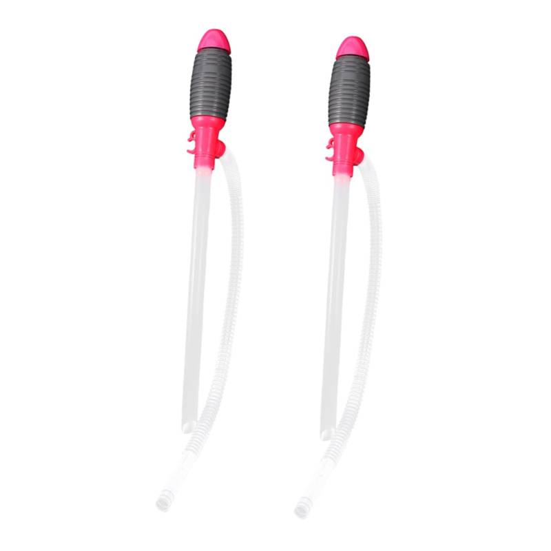 Cabilock 2 Pcs Transfer Benzin Tragbare Pumpe Siphon Saug Auto Zubehör Kunststoff von Cabilock