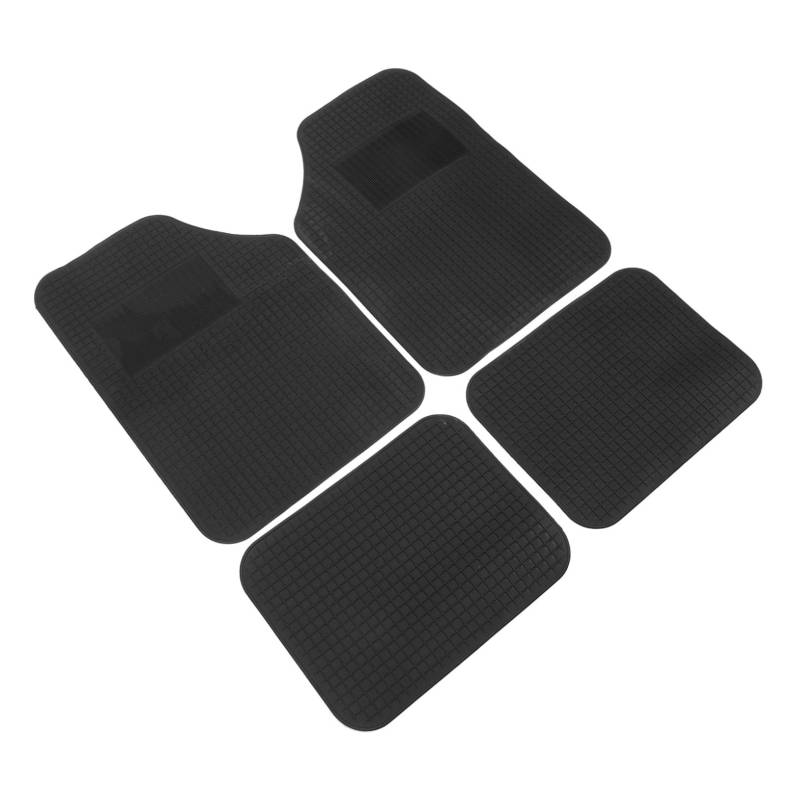 Cabilock 2 Sätze Auto bodenmatte Automobil Auto-Fußmatten Automatten Kfz-Fußmatten Autositz-Bodenmatte Fußmatten für Autos Auto-Bodenschutzmatten Fußmatten im Auto PVC Black von Cabilock