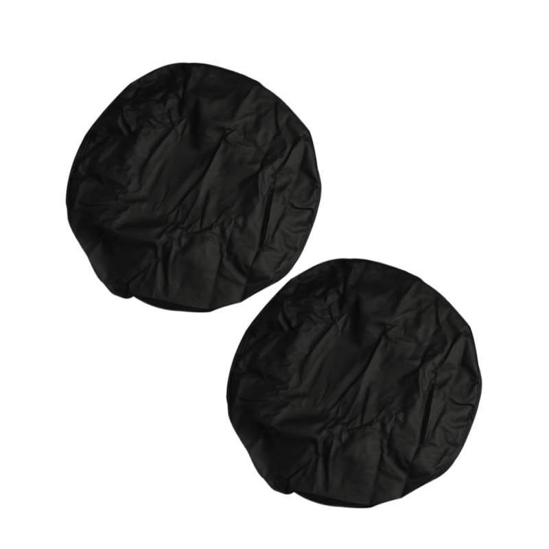 Cabilock 2 Stück 15 Auto Reserveradabdeckungen Radabdeckung Für Reserverad Polyester Wetterfest Gepolsterter Schutz Reserveradabdeckungen Für Anhänger Vinyl Weiche Radabdeckungen von Cabilock