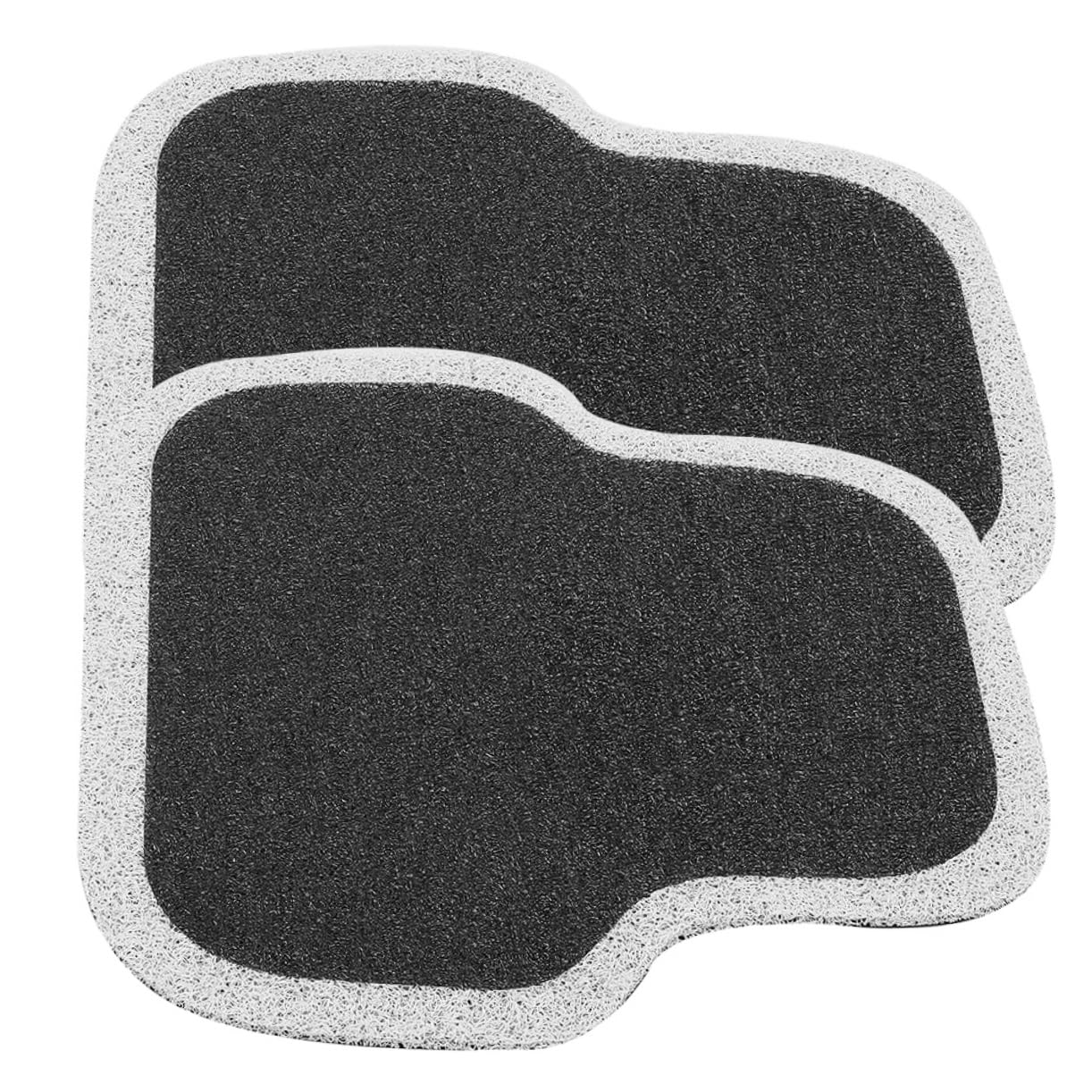Cabilock 2 Stück Anti-Rutsch-Kee-resistente Fußpolster Pads Schutz Automatten universal bunt voll umgeben Matten für Autos LKW-Fußmatten Auto-Fußmatten Seidenschleife Grey Cabilock 2 Stück Anti-Rutsch-Kee-resistente Fußpolster Pads Schutz Automatten universal bunt voll umgeben Matten für Autos LKW-Fußmatten Auto-Fußmatten Seidenschleife Grey von Cabilock