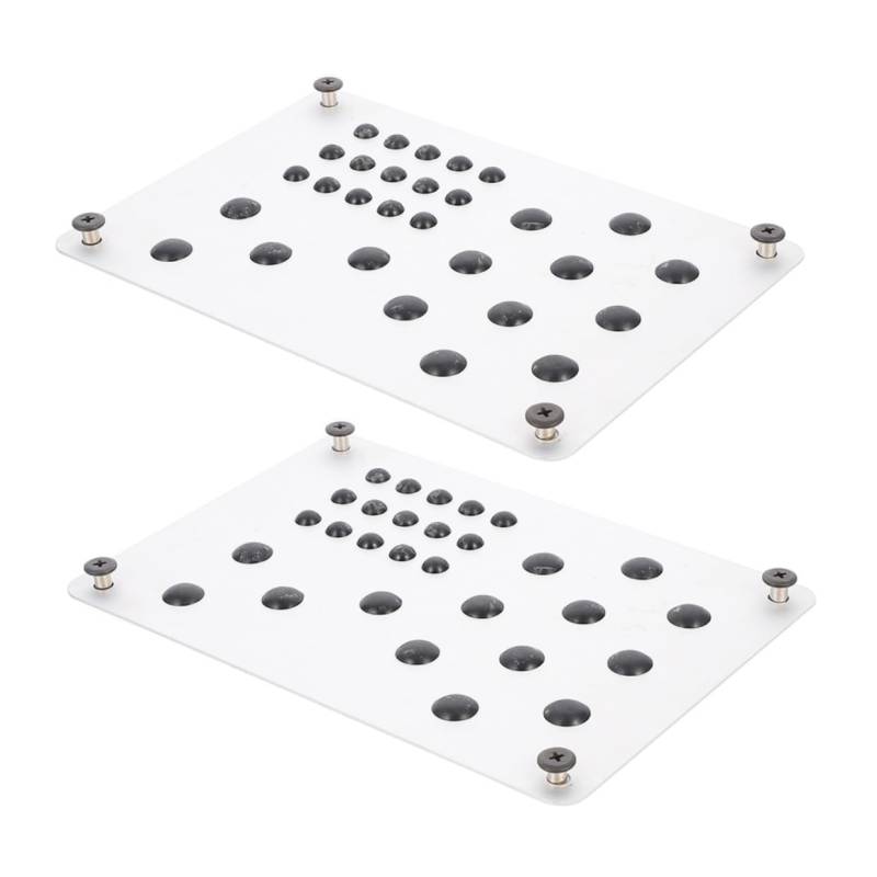 Cabilock 2 Stück Autopedale X Pedalteppichauflage Autoteppichpolsterung Boden Autofüße Pad Blau Fußpedalmatte Focus Autopedalauflagen Fahrertrittmatten Innenpatch Aluminiumlegierung Silber von Cabilock