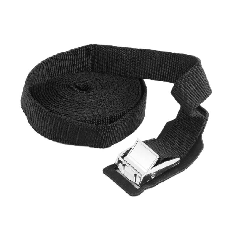 Cabilock 2 Stück Cargo-Bindungsgürtel Riemen für Gepäck Kajak-Bindungsriemen Kajakbindung schalten Ladungsbindevorrichtung Ladung der Bindevorrichtung Polyester Black von Cabilock