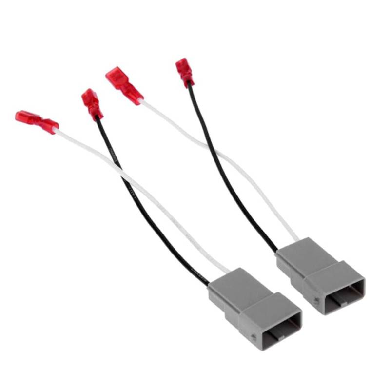 Cabilock 2 Stück Lautsprecher Ersatzinstallationsstecker Autoteil Ersatzkabelbaum Lautsprecherkabelkonverter Auto Lautsprecheranschlusskabelbaum Lautsprecherkabeladapter Ersatz von Cabilock
