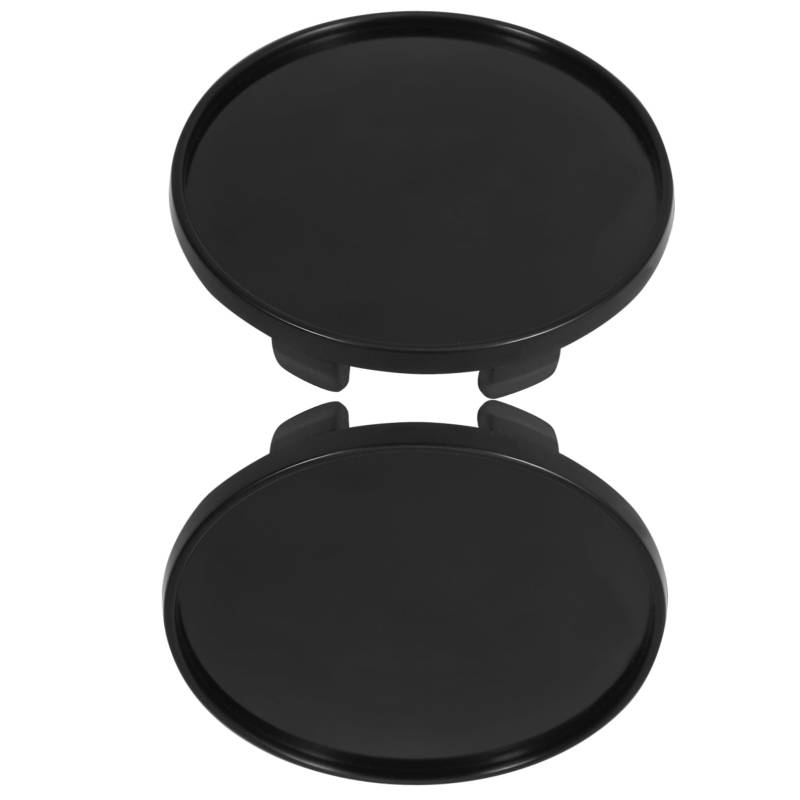 Cabilock 2 Stück Nabenkappen Nabendeckel Felgendeckel Radkappen Autofelgendeckel Radkappen Nabendeckel Felgendeckel Autofelgen Reifen Autozubehör Autoteil Schwarz Abs von Cabilock
