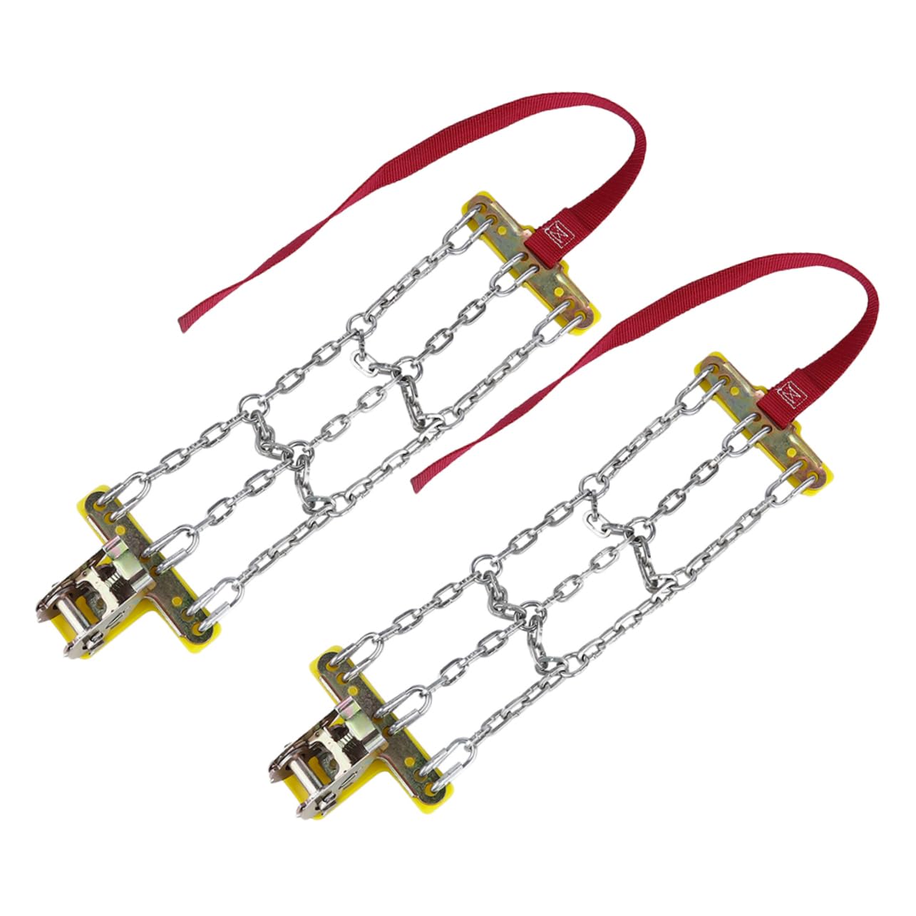 Cabilock 2 Stück Schneeketten Auto Anti-Rutsch-Kette rutschfeste Reifenketten Stahl Zufällige Farbe Cabilock 2 Stück Schneeketten Auto Anti-Rutsch-Kette rutschfeste Reifenketten Stahl Zufällige Farbe von Cabilock