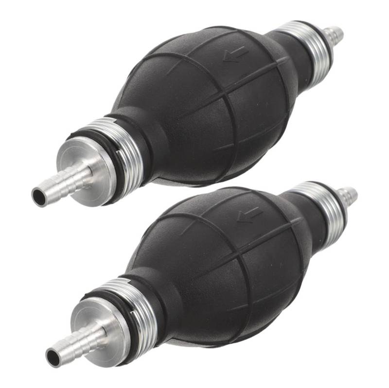 Cabilock 2 Stücke Flüssigkeitsförderpumpe Zapfsäule Für Benzinkanister Flüssigkeitsabsauger Automobil Multifunktions-flüssigkeitssauger Benzinübertragungspumpe Edelstahl Black von Cabilock