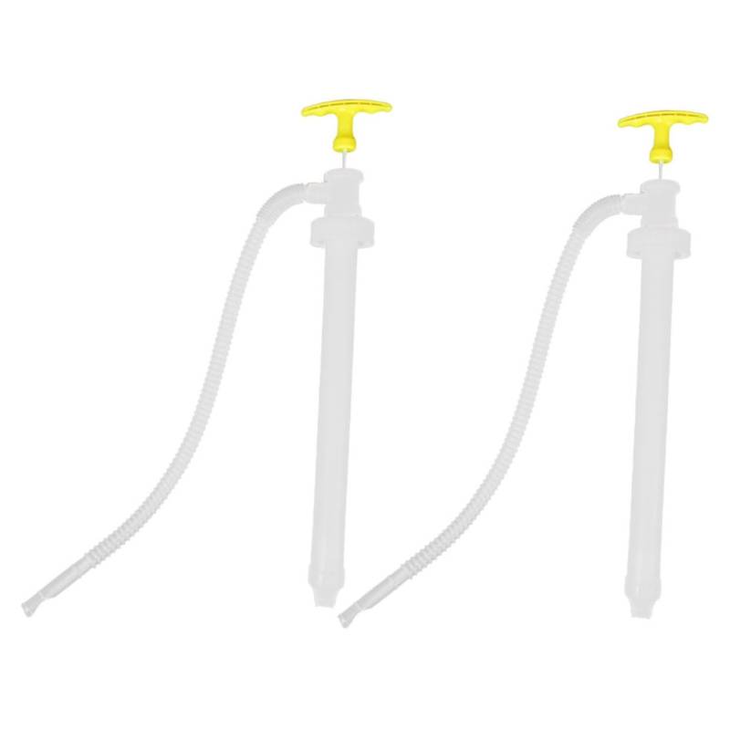 Cabilock 2Stücke Manuelle Ölpumpe Transferpumpe Für Flüssigkeiten Für Gasoline Öl Und Wasser Leicht Zu Bedienen Und Effizient Lösung Für Fässer Und Regentonnen von Cabilock