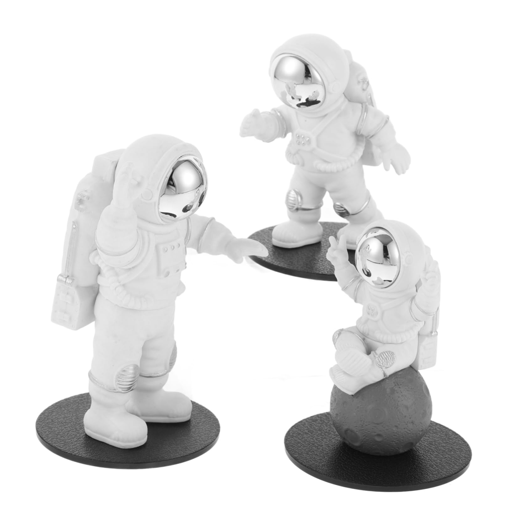 Cabilock 3 Stück Autoverzierung Armaturenbrett-Zubehör Armaturenbrett-Anhänger Autodekorationen Innenästhetik Statue für Armaturenbrett Astronautenstatue Plastik Cabilock 3 Stück Autoverzierung Armaturenbrett-Zubehör Armaturenbrett-Anhänger Autodekorationen Innenästhetik Statue für Armaturenbrett Astronautenstatue Plastik von Cabilock