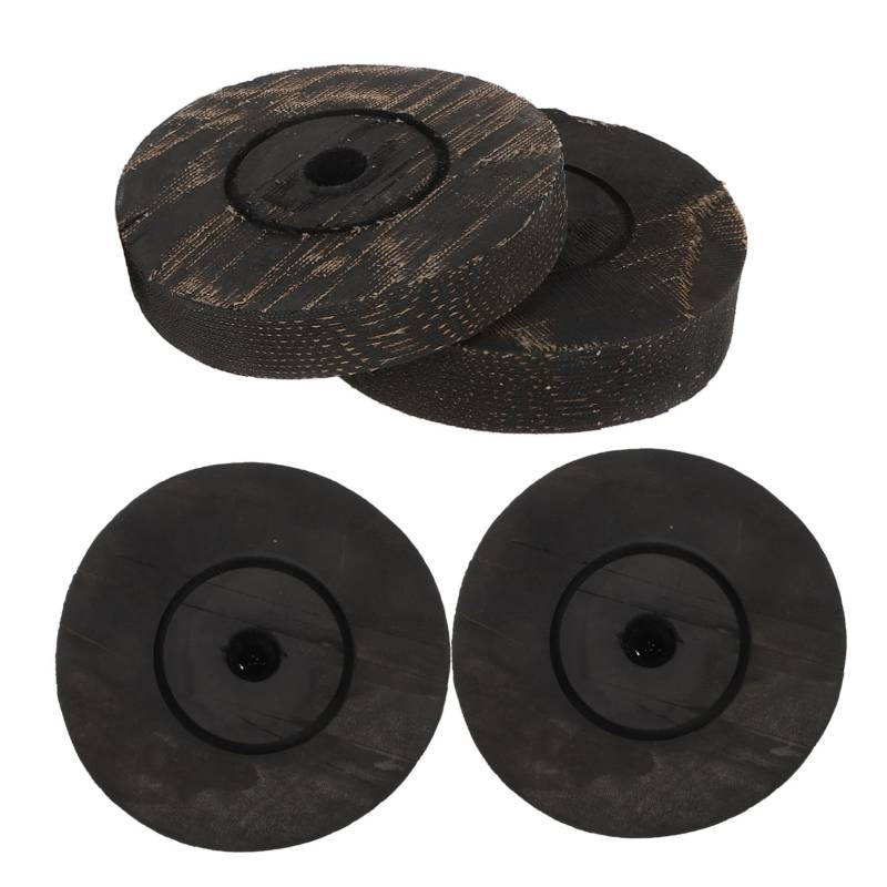 Cabilock 4 Stück Anti-Rutsch-Gummi-Pad Unterlage Jack-Pad Universal- Hi Schlüssel Stand Stabilisator-Wagenheberpolster Wagenheberständerpolster für Quetschschweißungen Black von Cabilock