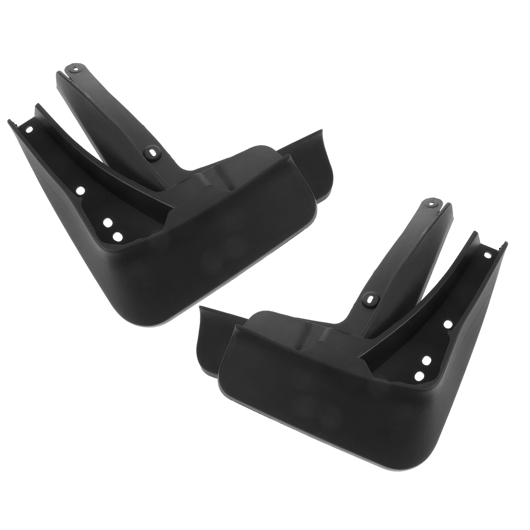 Cabilock 4 Stück Auto Kotflügel Universelle Schlammklappen LKW-Schmutzfänger Plastik Black Cabilock 4 Stück Auto Kotflügel Universelle Schlammklappen LKW-Schmutzfänger Plastik Black von Cabilock