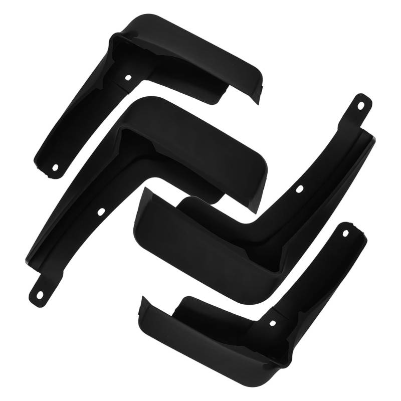 Cabilock 4 Stück Kotflügelzubehör Schmutzfänger, Spritzschutz Kotflügel Für Autos Spritzschutz Für Autos Universelle Schlammklappen Auto Schmutzfänger Black Plastik von Cabilock