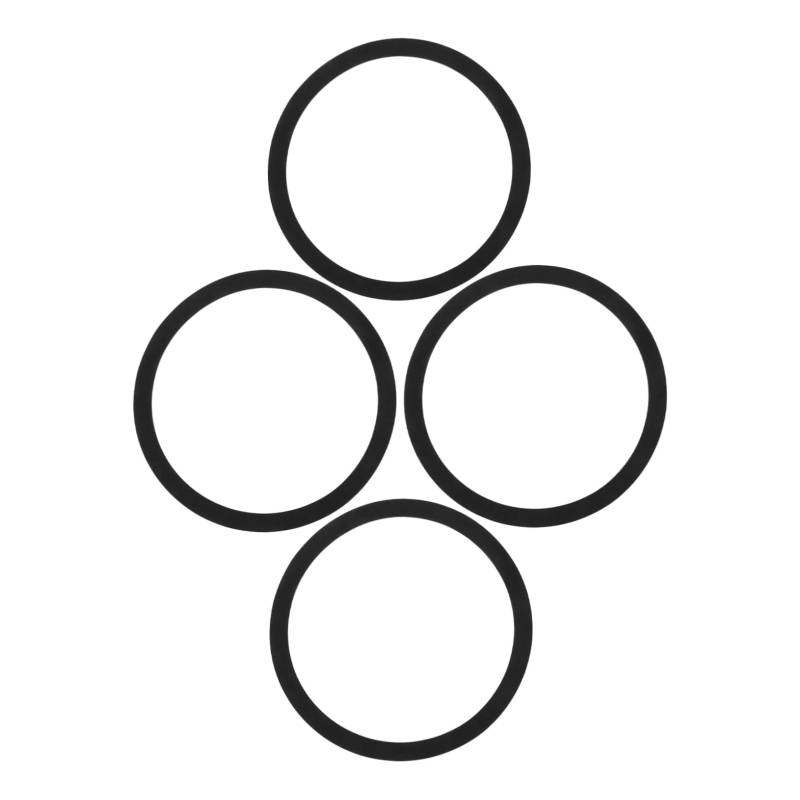 Cabilock 4 Stück Lautsprecher-Distanzring Adapterring für Autolautsprecher Universal- Abstandshalter Lautsprecher-Schaumstoffring Lautsprecher klingelt schnell Black von Cabilock