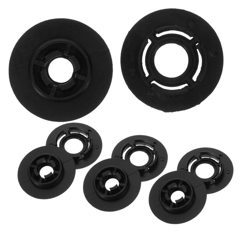Cabilock 4 Stück Universelle Teppichklammern für Automatten Teppichclips Bodenteppich-Clips Innere Befestigung von Automatten Auto fußmattenhalter Plastik Black von Cabilock