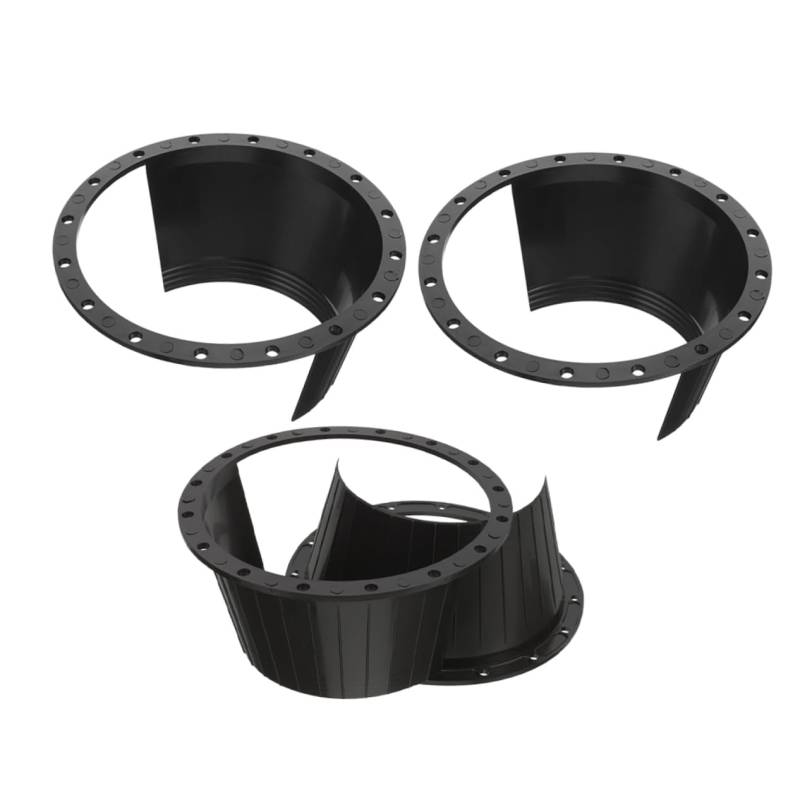 Cabilock 4 Teilige Wasserdichte Lautsprecherabdeckung Autolautsprecherhalterung Auto Stereo Lautsprecher Abstandshalter Autolautsprecheradapter Universelles Lautsprecherzubehör Kfz von Cabilock