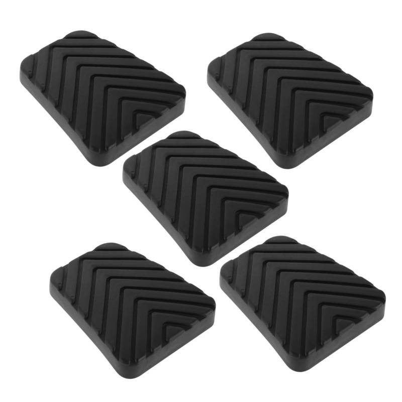 Cabilock 5 Stück Auto -pedalbrettabdeckung Autobeschleuniger -pedalabdeckungen Fußpedalkissen Umfasst Kompatibel Fußpedalabdeckung Kupplungs -pedalabdeckungspad Pedal -accesshry Black Gummi von Cabilock