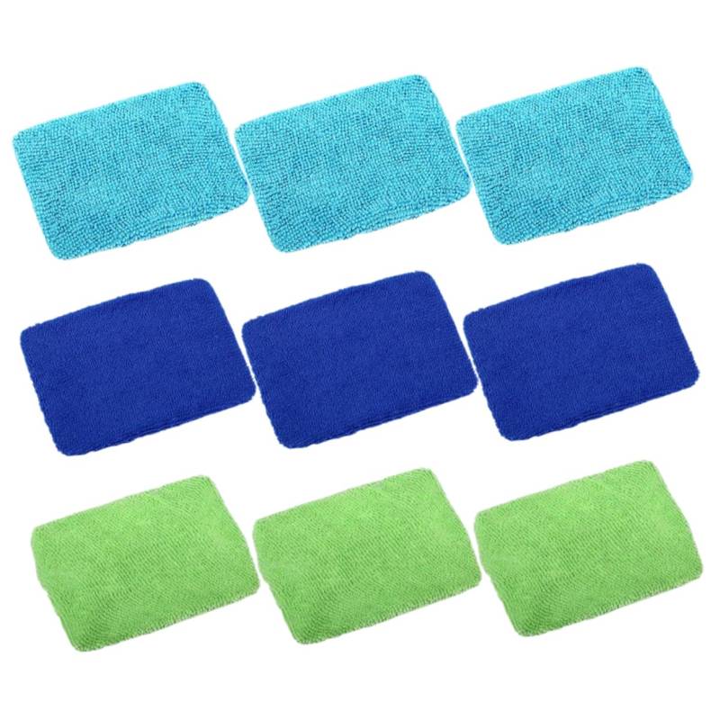 Cabilock 9 Stück Sauberes Fensterkratzertuch Scheibenwaschlappen Windschutzscheibe Mikrofaser Auto scheibenreiniger Brille sauberer Tuch Scheibenreiniger innen Auto Fensterputzer Stoffdecke von Cabilock