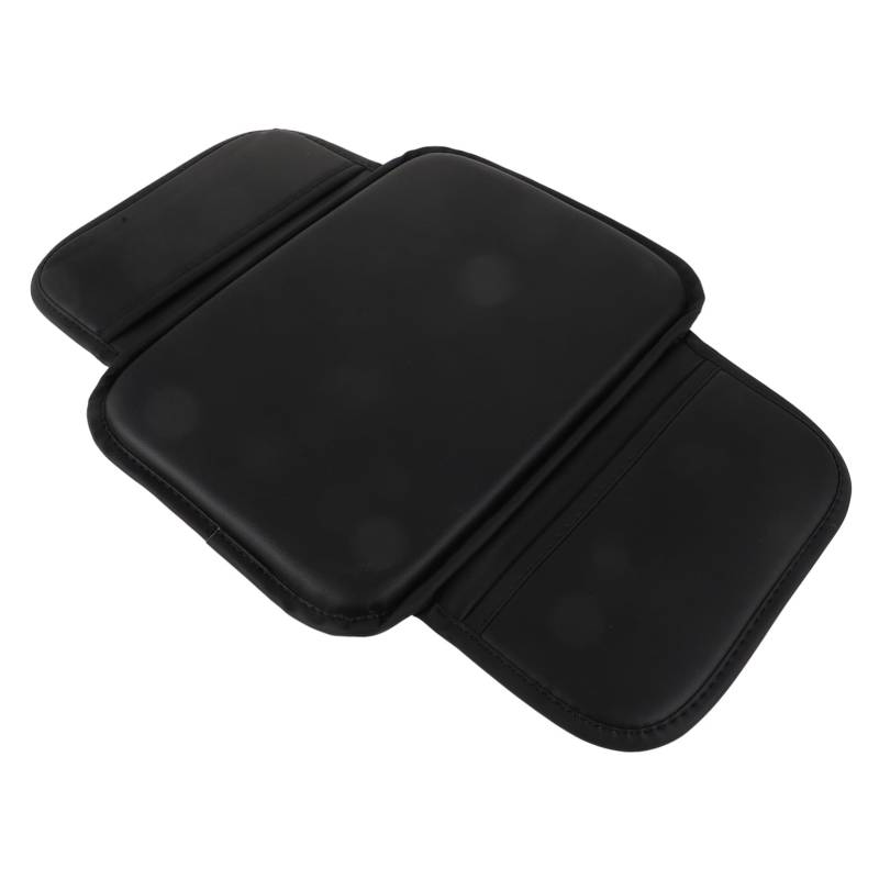 Cabilock Armruhe Für Auto Unterlage Kissen Unterstützung Auto Armlehne Matte Autoarmlehne Ausruhen Fahren Auto Zubehör Innenraum Konsolenauflage Umweltschutz Pu-leder Black von Cabilock