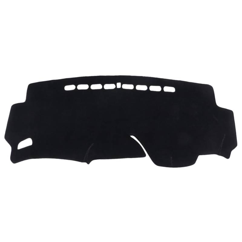 Cabilock Auto Armaturenbrett Abdeckung aus Superweichem Polyester Schutzmatte für Armaturenbrett Pad UV Schutz und Hitzeschutz Passend für Fit Schwarz von Cabilock