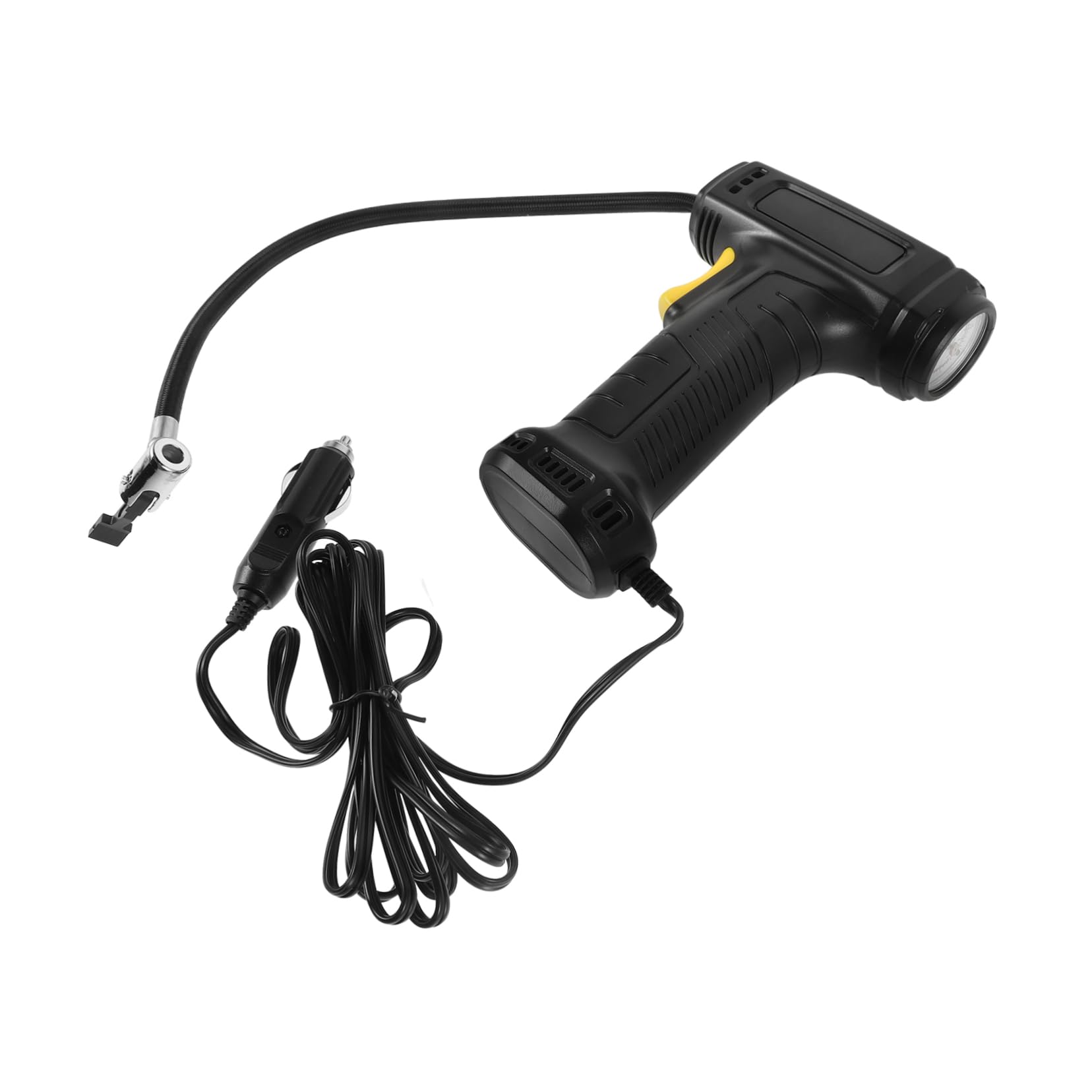Cabilock Auto luftpumpe Reifeninflator Inflatorluftpumpe Autoluftpumpe für Reifen tragbar Fahrrad Luftpumpe Motorradzubehör Luftkompressor Fahrrad Reifenpumpe Plastik Black von Cabilock