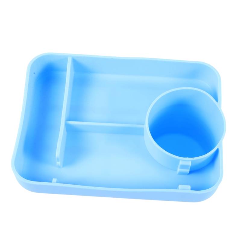 Cabilock Autositz-getränkehalter-Snack-tablett Auto-esstablett Für Autotabletts Für Esstablett Für Auf Reisen Autoorganisator Kinderautositzschale Blue Kieselgel von Cabilock