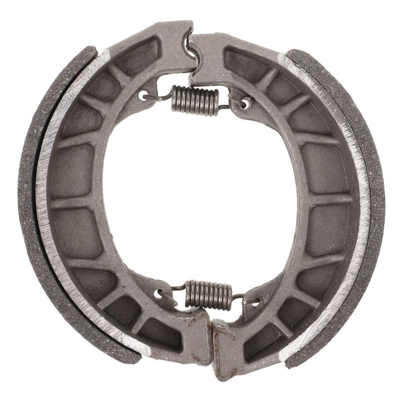 Cabilock Bremsbacken Bremsklotzteile Motorrad Hinterradbremsbelag Schuhe Zubehör Motorradtrommel Ersatzbremsbeläge Mini Fahrradbremssatz Fahrradschuhe Pad Silber Metall von Cabilock