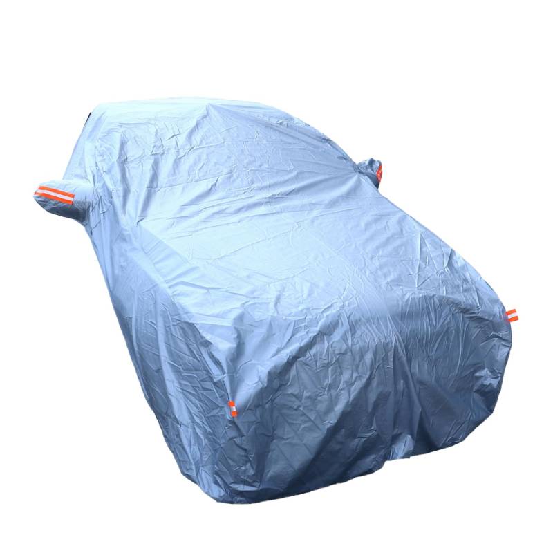 Cabilock Halbe Autoabdeckung für Winter Schutz und Schutzhülle für Windschutzscheibe Atmungsaktiv UV mit Reflexstreifen für Outdoor Nutzung von Cabilock