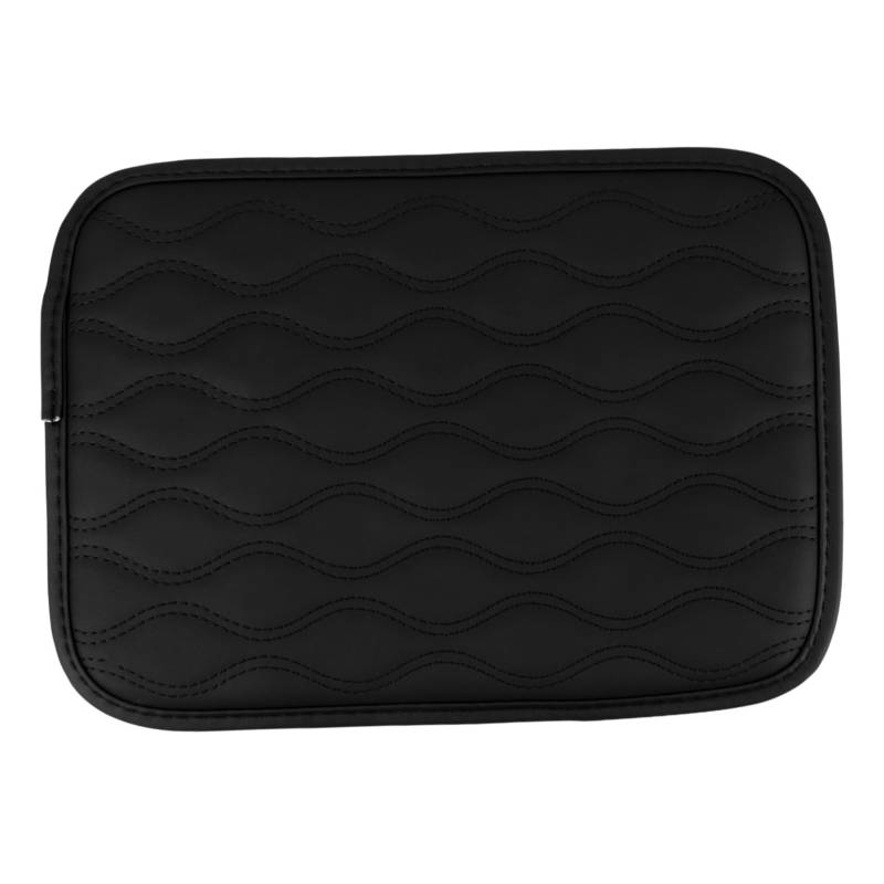 Cabilock Kasten Auto Armlehnenbox Matte Abdeckung Mitte ausruhen Schutz Armlehne für Armlehne Pads Armruhe für Auto Auto-Armlehnenmatten auto armlehne kissen PU-Leder Black von Cabilock