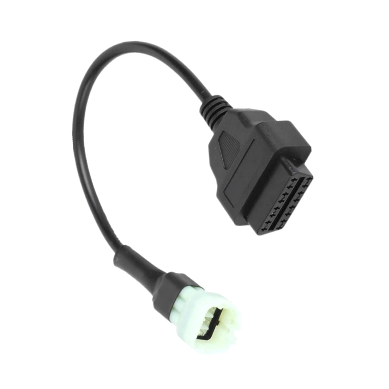Cabilock Konvertierungslinie Motorrad 6pin auf 16pin Adapterkabel Motorrad-Adapterkabel 6-poliges auf 16-poliges Kabel für Motorräder Motorrad-Diagnose-Adapterkabel Gummi Schwarz von Cabilock