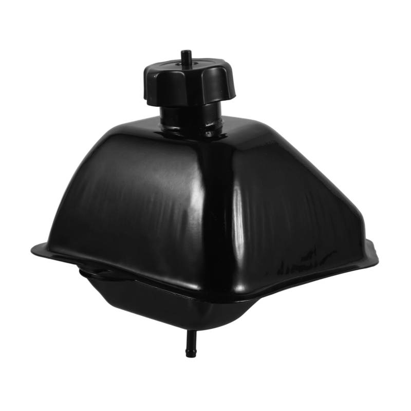 Cabilock Kraftstofftankkrug Motorrad Benzinkanister Gasspanzer kleiner Benzintank für kleinen Motor Mini-Benzintank aus Metall kleiner Gastank Mini-Gastank Eisen Black von Cabilock