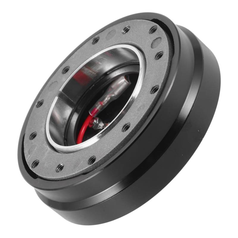 Cabilock Lenkrad Schnellspannnabenadapter Boots Lenkradadapter Lenkradadapter Abstandshalter Schnellspannradadapter Lenkradnabe Lenkrad Kit Schwarzes Metall von Cabilock